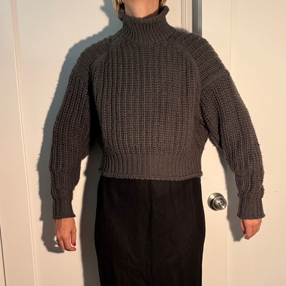 H&M Dark Gray Knit Sweater